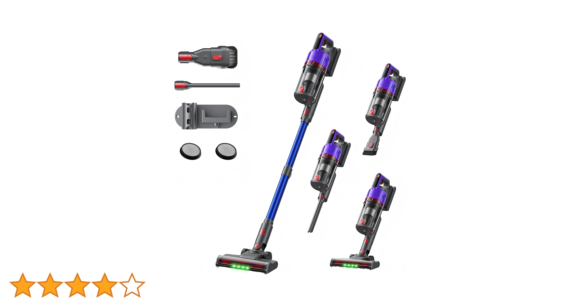 Amazon | 掃除機 コードレス 【2025爆進化！75kpa強力吸引・自立式・55